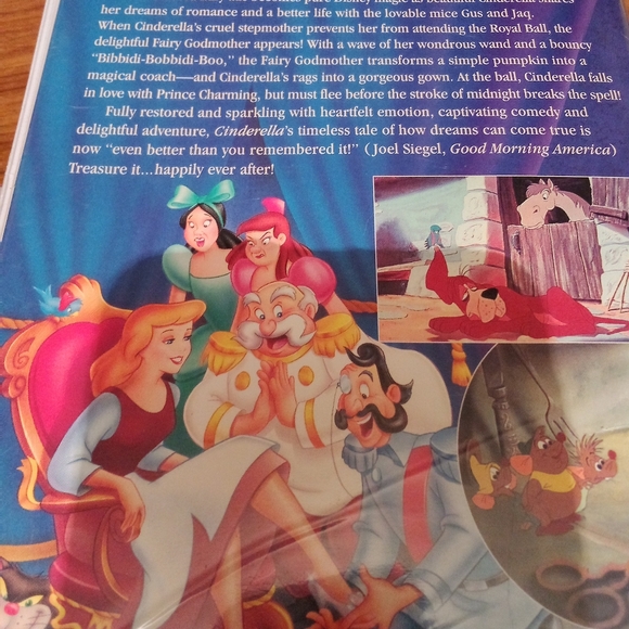 Walt Disney master piece Cinderella (Walt Disney) Masters piece Collection VHS - Picture 2 of 4